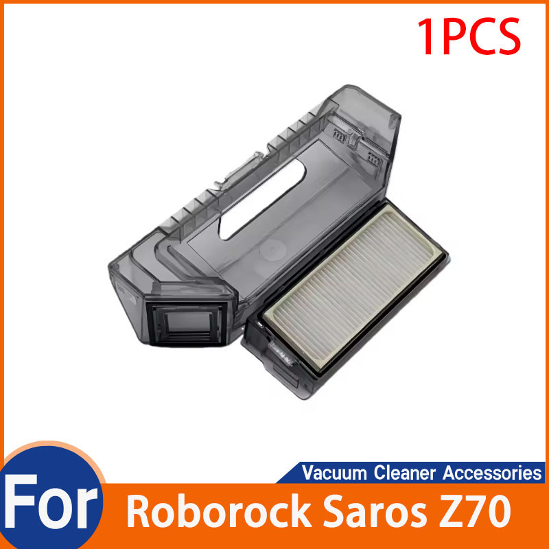 สําหรับ Roborock กล่องฝุ่นอุปกรณ์เสริมสําหรับ Saros Z70 หุ่นยนต์เครื่องดูดฝุ่นถังขยะอะไหล่อุปกรณ์เสร
