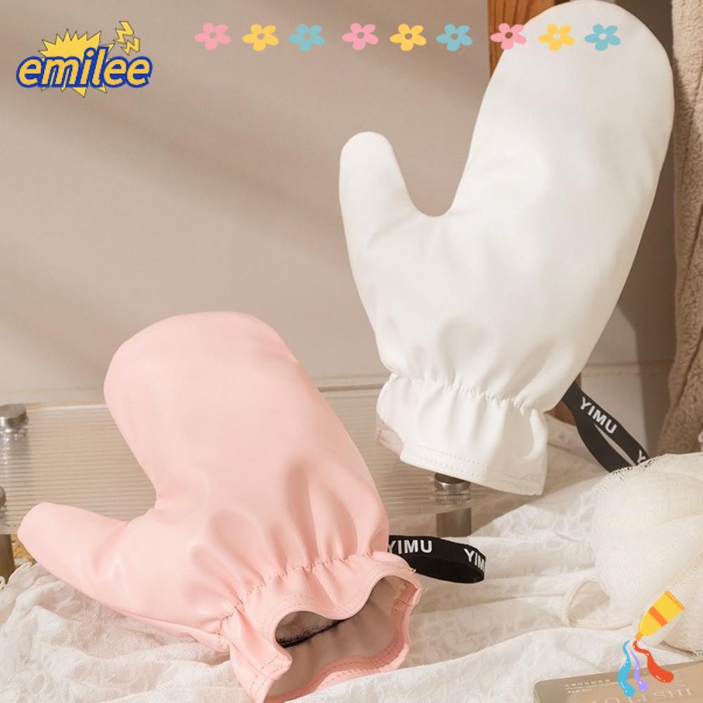 EMILEE Body Lotion Glove, Thumb Non-Sticky Applicator Glove, Quick Dry Leather Lotion Mousse Glove B