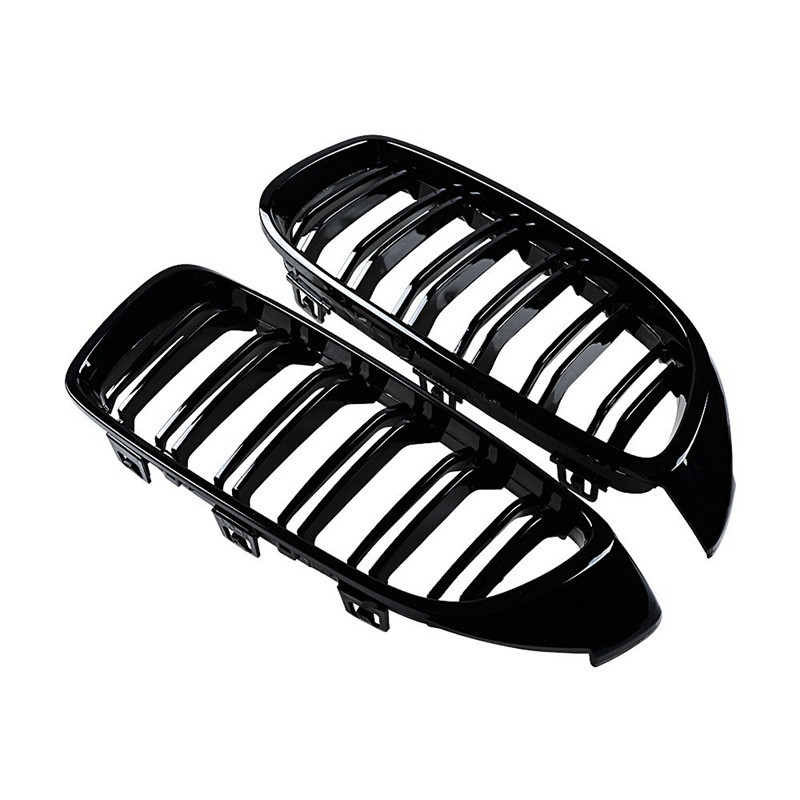 เหมาะสําหรับ BMW 4 Series F32 ตาข่ายดัดแปลง F36M3F80M4F82 ตาข่ายสีดํากันชนหน้า Grille