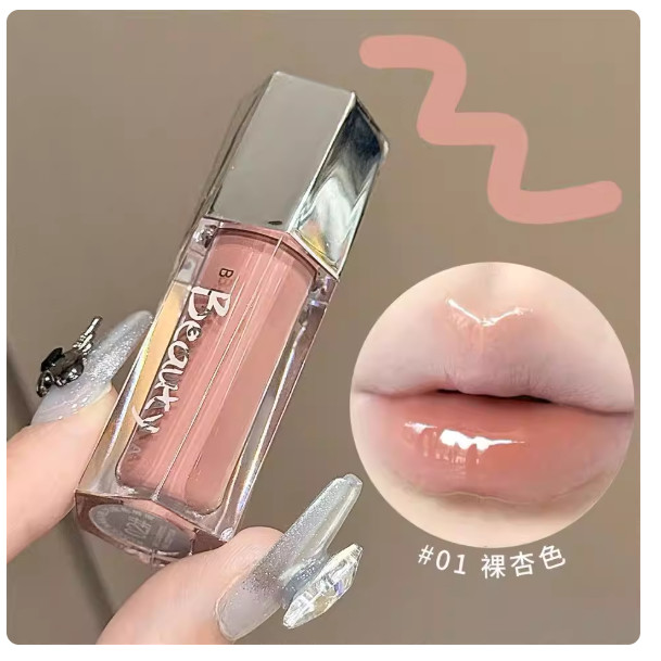 ลิปออย ลิปกลอส Japan Sephora Water Gloss Dudu Lip Glaze Moisturizing Moisturizing Transparent Lip Gl