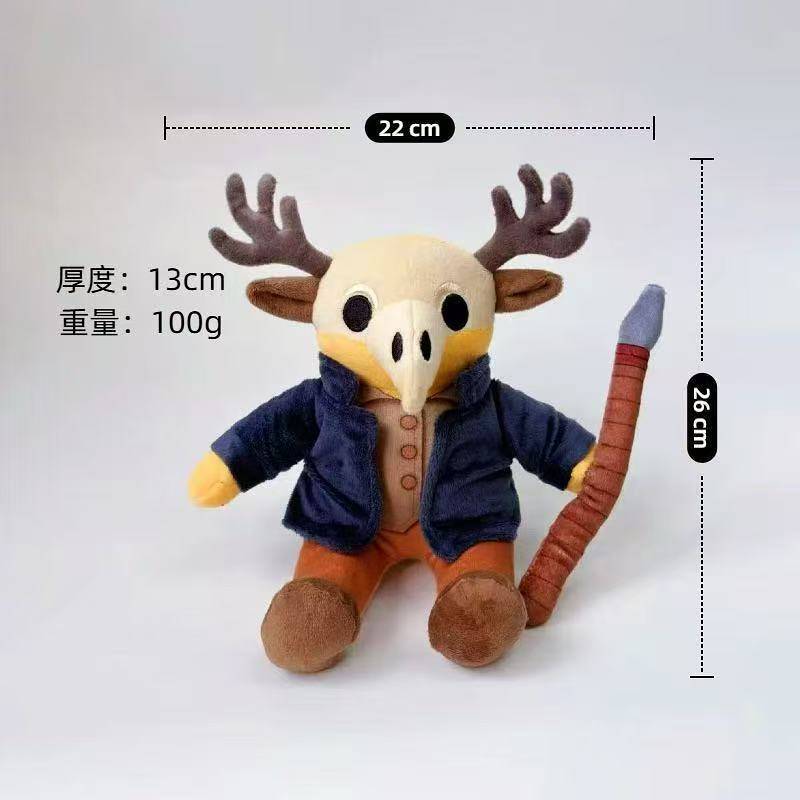 99nights Dark Style Surrounding the Game Elk Doll Plush Toy Iq7n