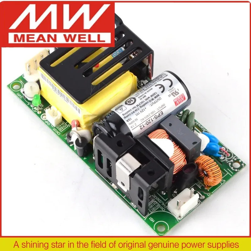MEAN WELL 120W เอาต์พุตเดี่ยว Switching Power Supply EPS-120-12 EPS-120-15 EPS-120-24 EPS-120-27 EPS
