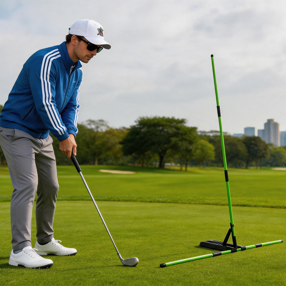 FzcSpeed Golf Swing Plane Corrector, เครื่องมือฝึกสร้างท่าทางสวิงกลางแจ้ง