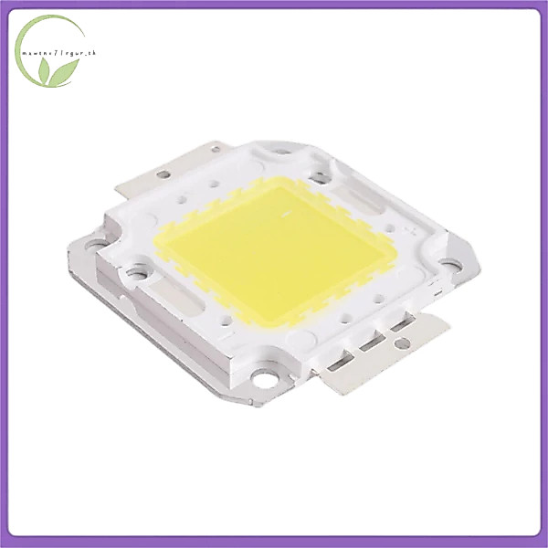 หลอดไฟสปอตไลท์ Led Chip 100 W 7500 Lm สีขาวพลังงานสูง Diy