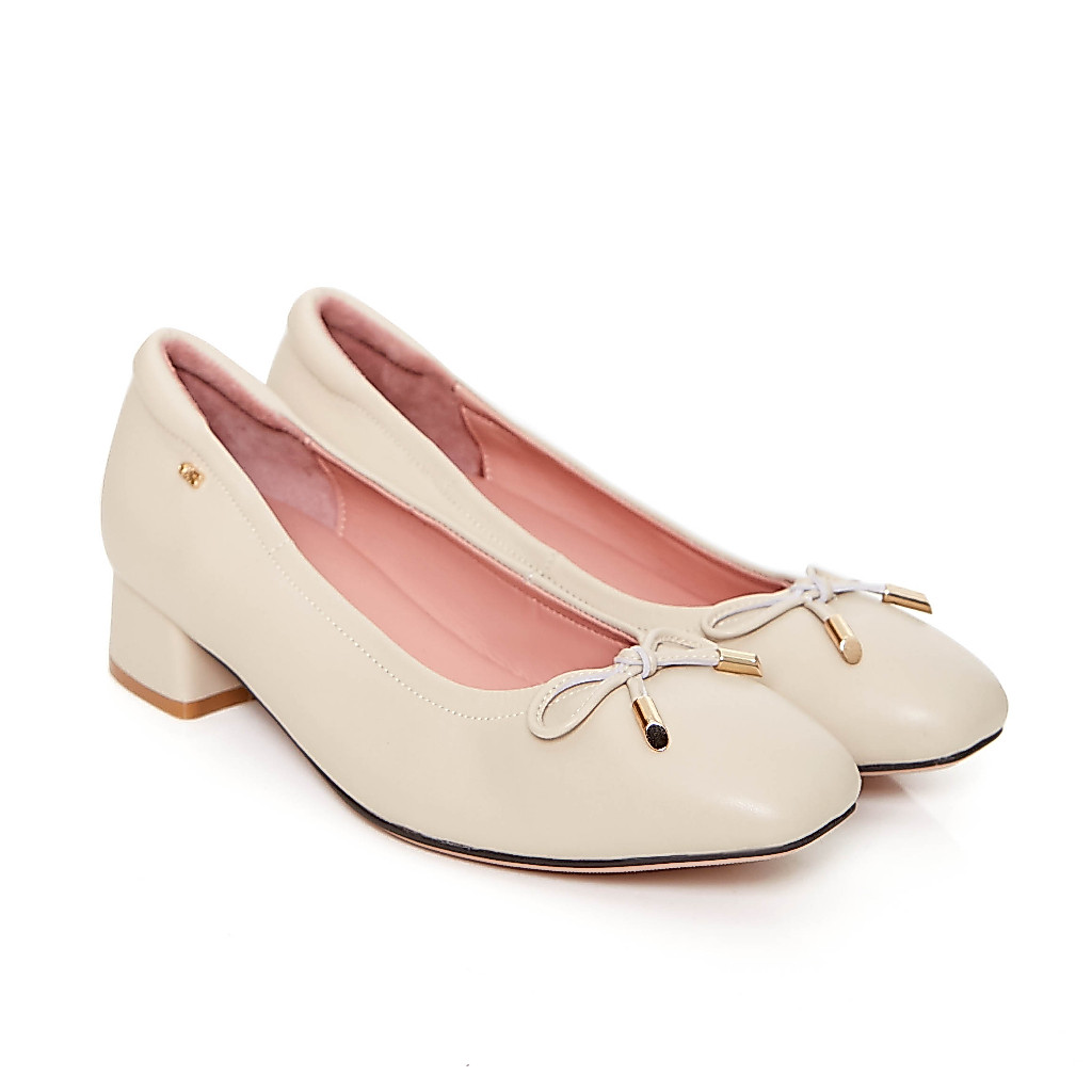 O&B รองเท้าหนังแกะ รุ่น AUDREY CLASSIC HEELS IN TRUE NAKED-11243CS11046F_C4BEXX
