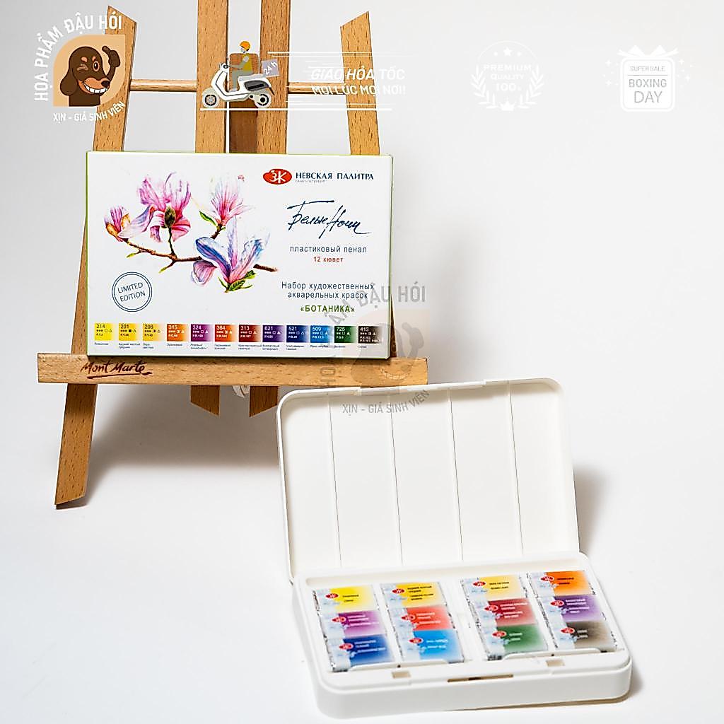 [ĐẬU HÓI]-Màu White Nights 12 viên nén-Hộp nhựa