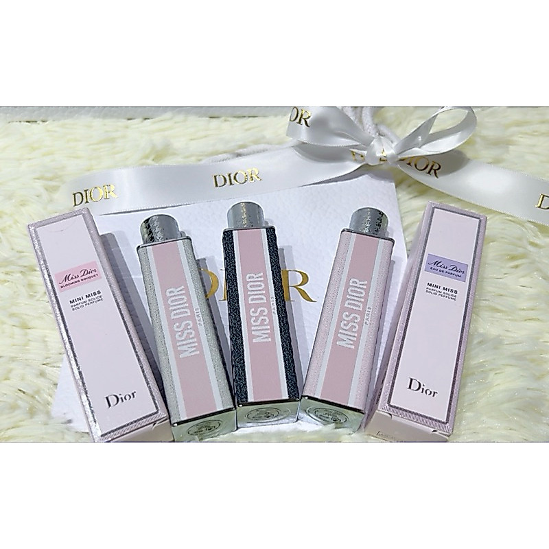 [ฟรีถุงหูหิ้วและริบบิ้น Dior] Miss Dior Mini Miss Solid Perfume - Blooming Bouquet, Jadore EDP สินค้