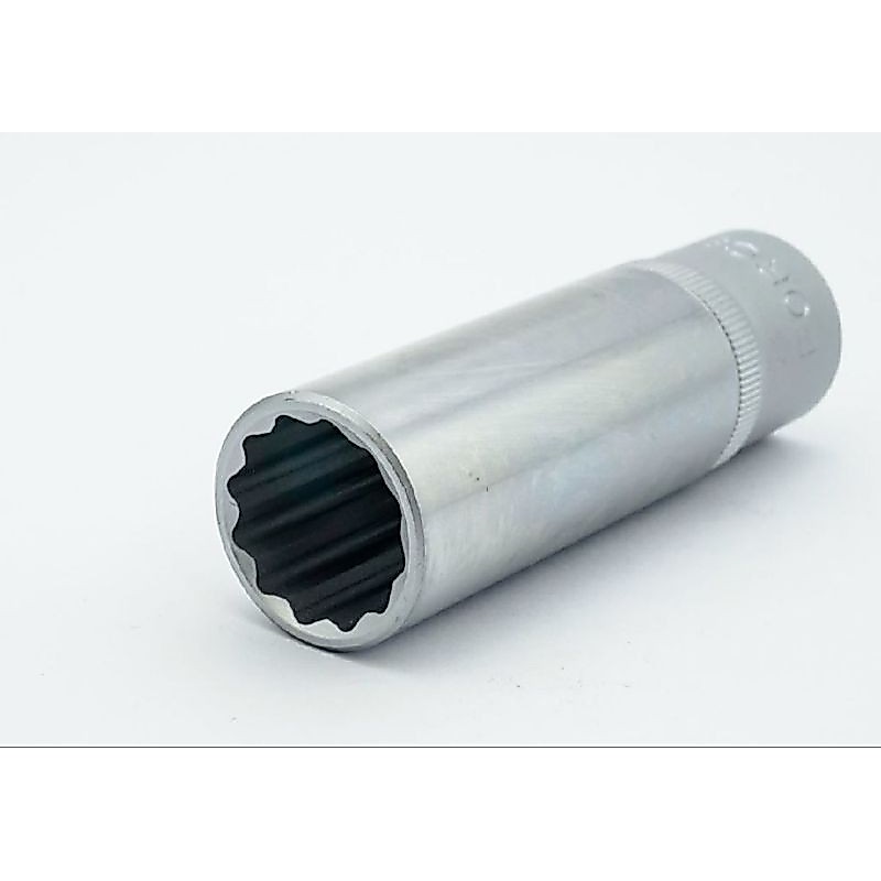 FORCE ลูกบล็อก 12 เหลี่ยม แกน 1/2 นิ้ว รุ่น 5497717 เบอร์ 17 ยาว 77 มม. (ฟอร์ซ) F131-5497717