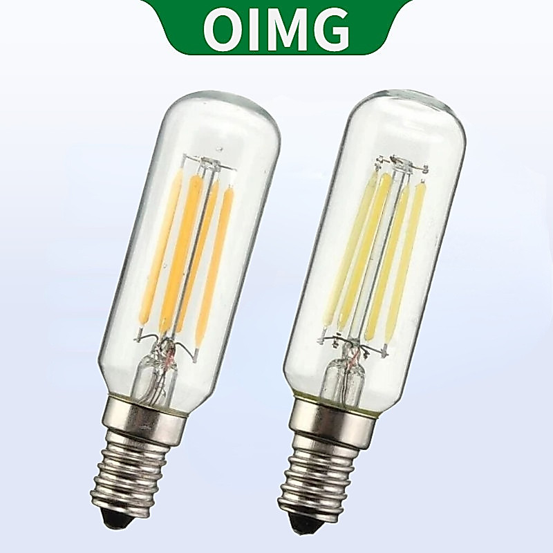 Oimg E14 LED Cooker Hood Extractor พัดลมหลอดไฟ Warm White Light T25 2w 4w 220v สกรูขนาดเล็กเปลี่ยน 20w 40w หลอดฮาโลเจน Cool White/Neutral สีขาว/Warm White