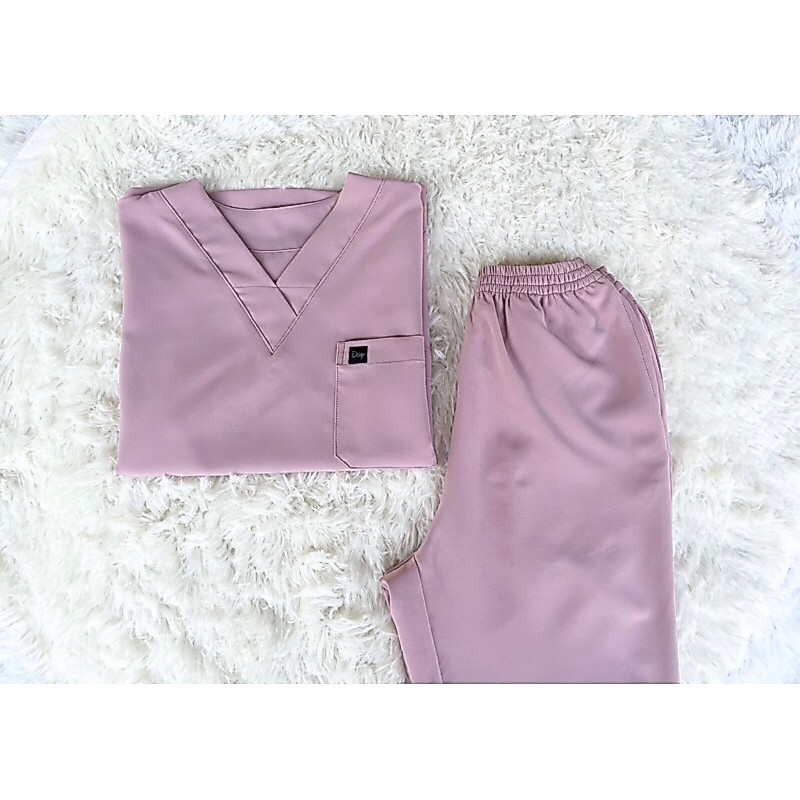 Dsign scrub ชุดสครับคอวี unisex สี Crepe รุ่น Colorful’s Collection