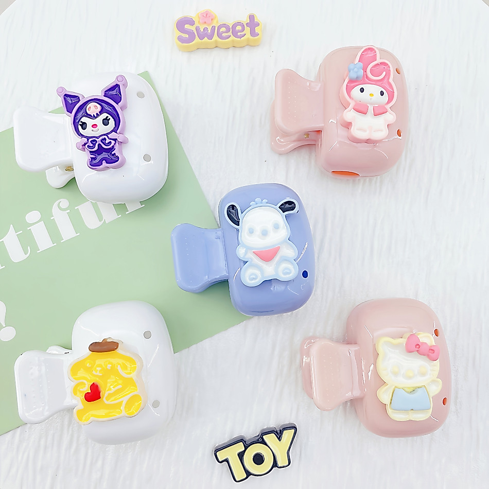 เคสป้องกันหัวแปรงสีฟัน Sanrio Kuromi แปรงสีฟันเดินทางแบบพกพากันฝุ่นหมวกป้องกันฟัน