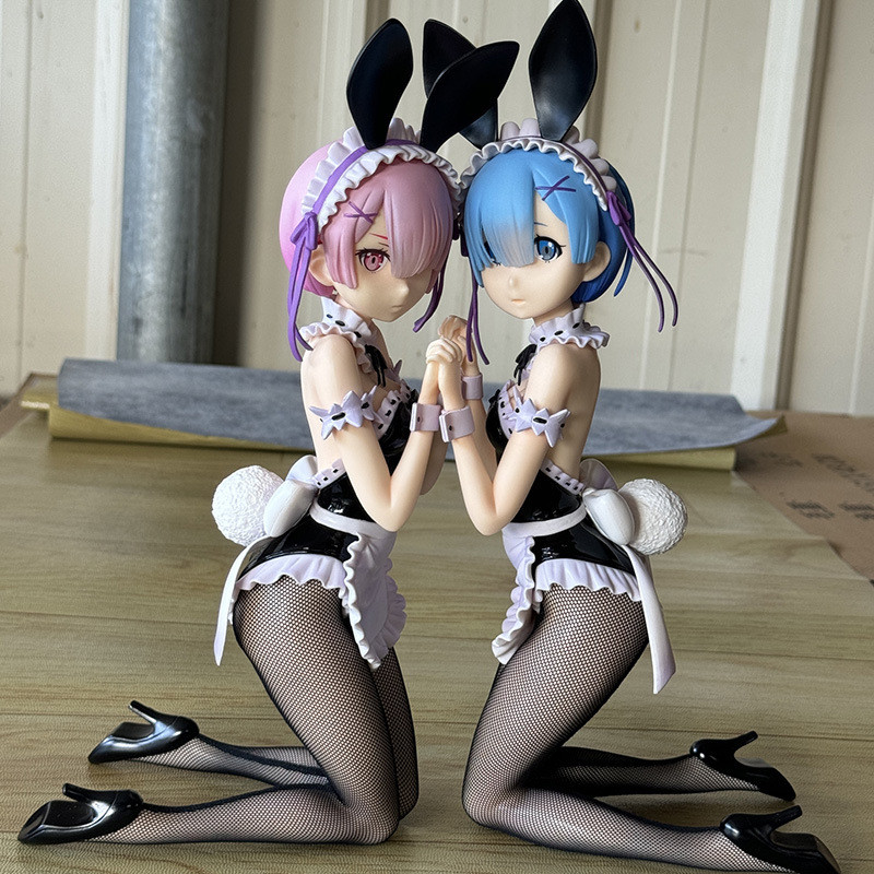 YO8Q ในประเทศ Manxiang MX โรงงานสาวกระต่ายเรม Ram รูป 1/4 คุกเข่าท่าทางรุ่นจาก Zero rem แม่บ้านรุ่น