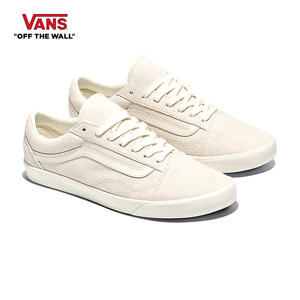 VANS OLD SKOOL LOWPRO - MARSHMALLOW รองเท้า รองเท้าผ้าใบ ผู้ชาย ผู้หญิง