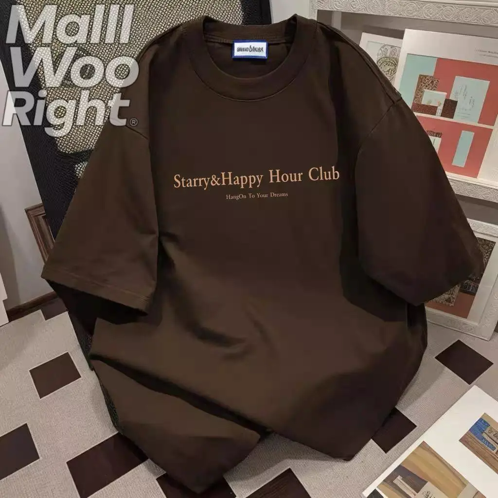 [ไซส์ตั้งแต่ S ถึง 3XL]cotton 100 % ลายเชอร์รี่ขนาดใหญ่ เสื้อยืดแขนสั้น สไตล์ประจำวัน ทรงหลวม ใส่สบาย