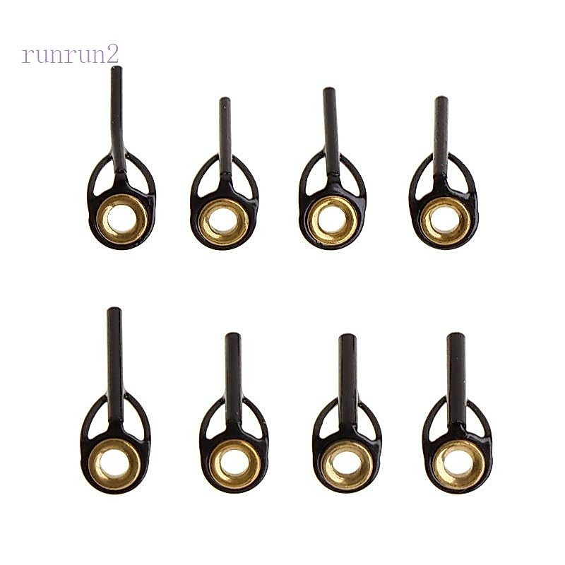 RUN Fishing Rod Guide Ring Line Tip 0 9 มม.-1 6 มม.สแตนเลส DIY Eye แหวน Po