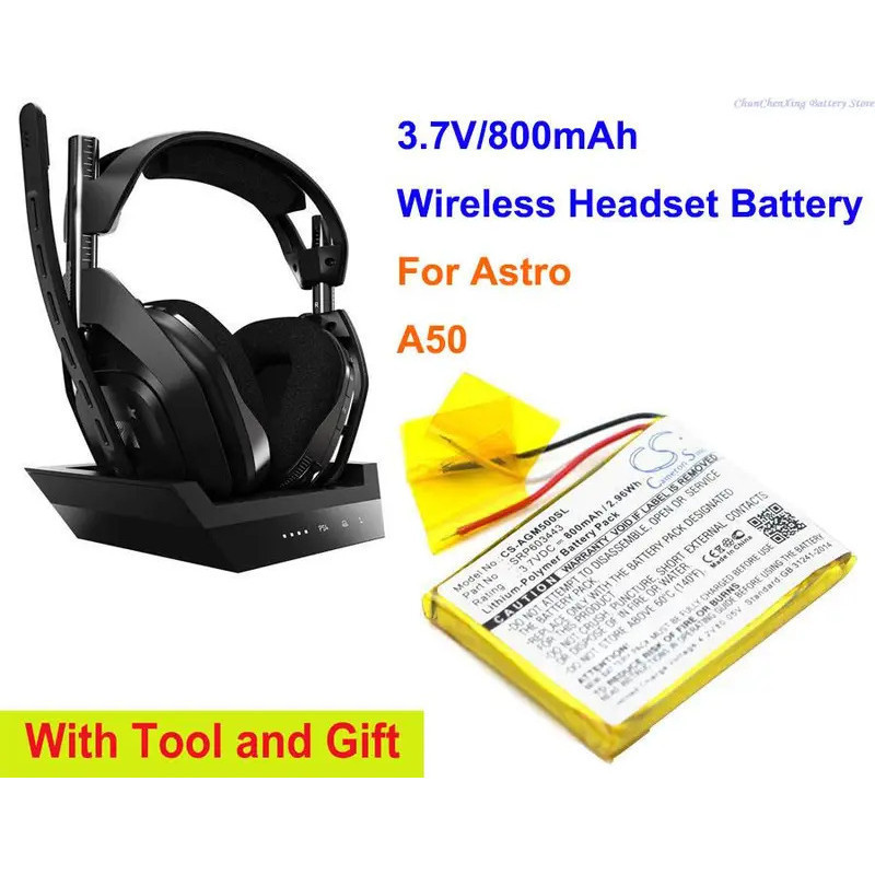 แบตเตอรี่ Cameron sino 800mAh SRP603443 สําหรับ Astro A50