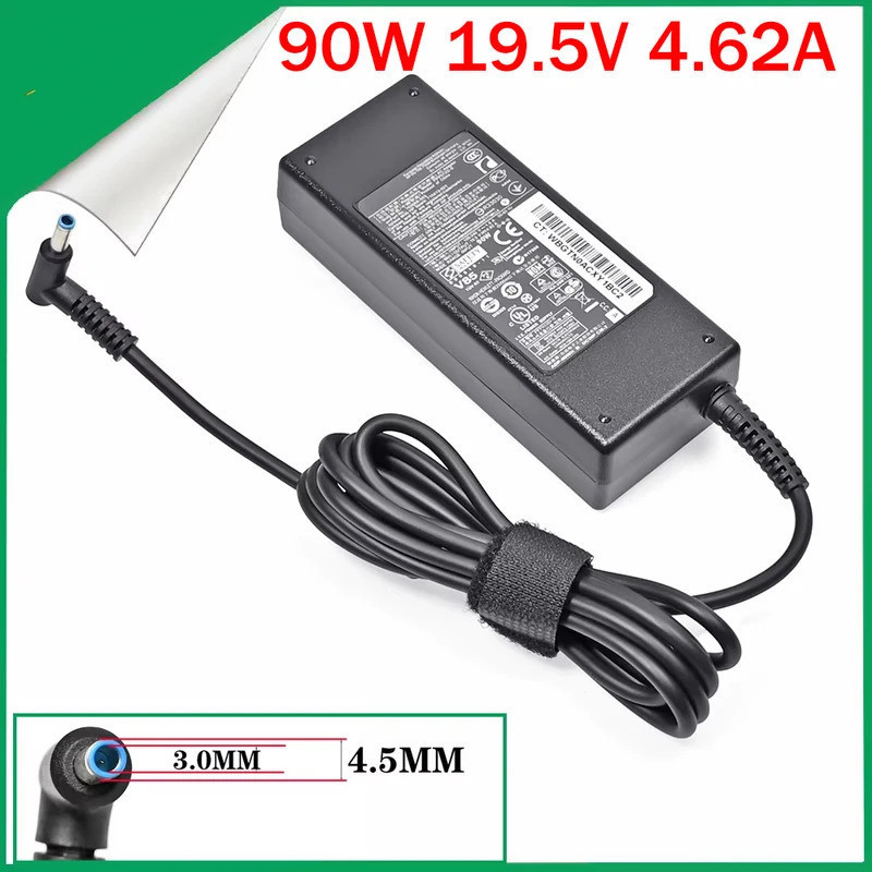 19.5V 4.62A 90W 4.5*3.0 มม.AC แล็ปท็อปอะแดปเตอร์ชาร์จไฟสําหรับ HP Pavilion 14 15 PPP012C-S 710413-00