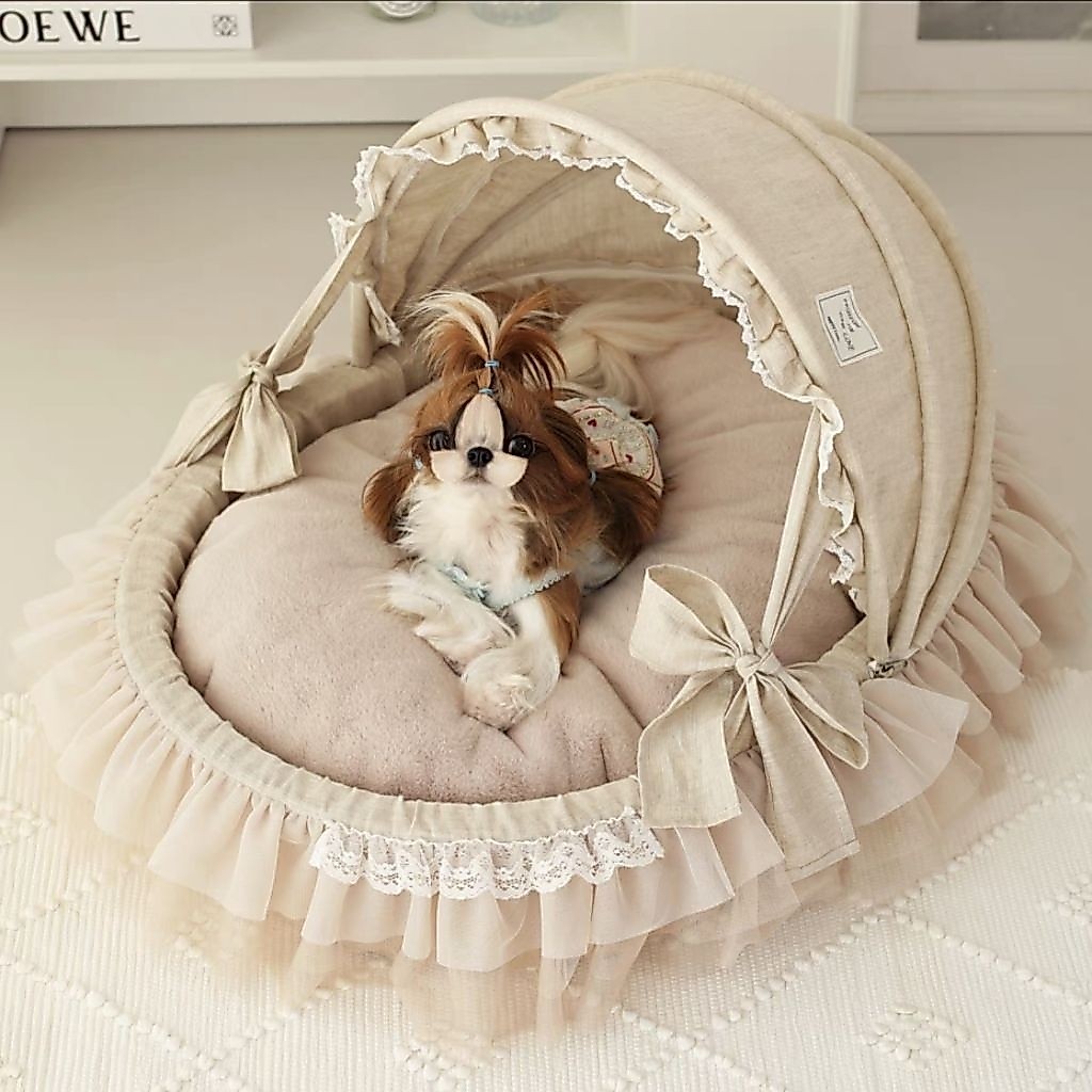 พร้อมส่งในไทย‼️Nifty fairy Bassinet bed for pets