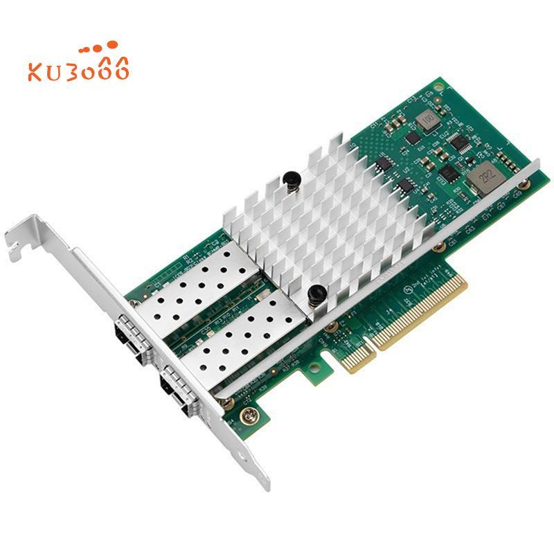 X520-DA1 Dual Port 10Gb + การ์ดเครือข่าย PCI-E NIC พร้อมชิป 82599EN Ethernet X8 PCI-E ช่องขยายรองรับ