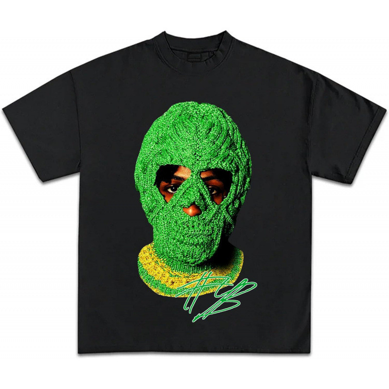 欧码棉TGuzado Rapper Graphic T-Shirt Rap Tee Concert Merch A