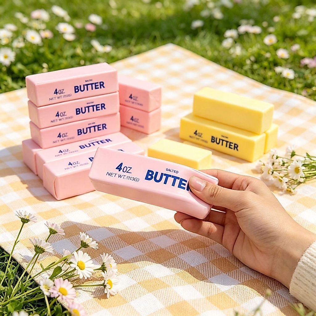 🚀ท้องถิ่น🚀บีบของเล่น Butter Stick Squishy ของเล่นช้า Rising Fidget ความเครียดบรรเทาบีบบาร์อิฐ Soft Sensory ความวิตกกังวล