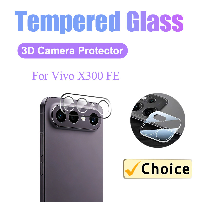 3D HD Clear กล้องกระจก Vivo X300 FE 2D เลนส์สําหรับ Vivo X300 FE Ultra Pro 300s X200 FE เลนส์ป้องกัน