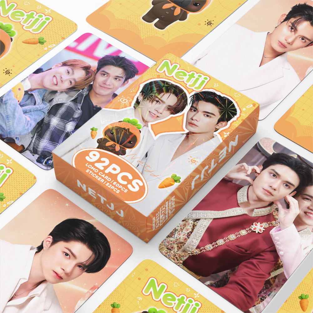 Thai NetJJ Lomo Card Photocard โปสการ์ด การ์ด 60 ชิ้น + สติ๊กเกอร์ 32 ชิ้น