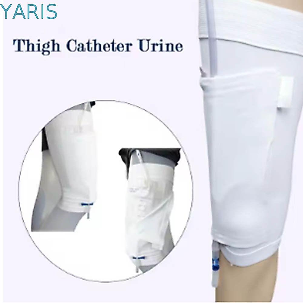 ที่ใส่กระเป๋าปัสสาวะ YARIS, ถุงระบายน้ํา Carer ยืดหยุ่นแบบใช้ซ้ําได้, ตัวรับปัสสาวะสวมใส่สายรัดตรึงปัสสาวะรั่วสายสวนกระเป๋าขาแขนอัมพาตเตียงดูแล