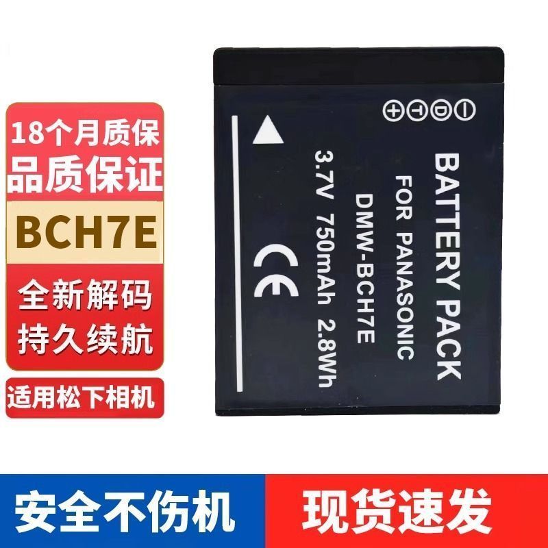 Panasonic CCD กล้องดิจิตอล FP1 FP2 FP3 FT10 DMW-BCH7E BCH7GK แบตเตอรี่/เครื่องชาร์จ