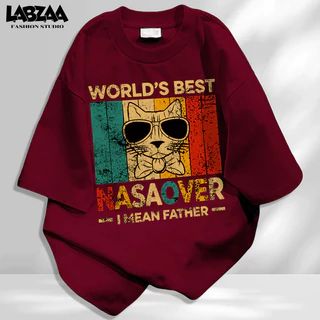 【จัดส่งจากกรุงเทพฯ】LABZAA เสื้อยืดแขนสั้นคอกลม✨ดีไซน์คลาสสิค ใส่สบาย ระบายอากาศ ลายแมวแฟชั่น ผ้าฝ้าย100% YG4654