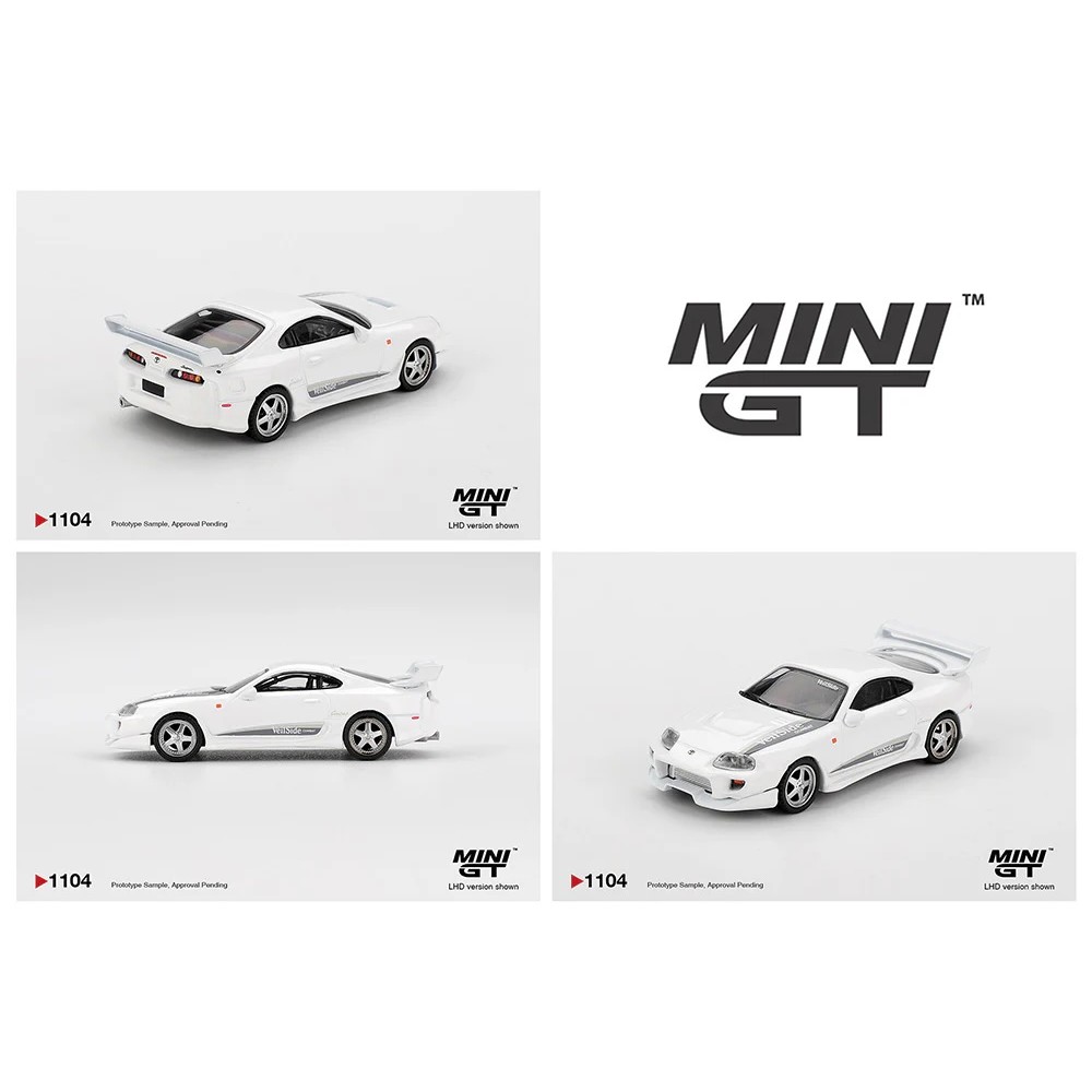 MINI GT No.1104 Toyota Supra VeilSide Combat V-I White /Blister packaging MGT01104-BL