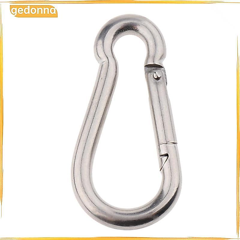 [gedonna] Heavy Duty Spring Snap Link Hook พวงกุญแจคาราบิเนอร์คลิปลิงค์ตะขอ - สีเงิน