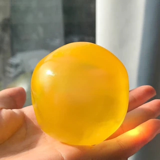 สต็อกพร้อม | ลูกบอลบีบคลายเครียด Coconut Oil Squishy Ball นุ่มพิเศษ ใสเหมือนคริสตัล เด้งช้า ของเล่นคลายเครียด ของเล่นบีบมือ ASMR