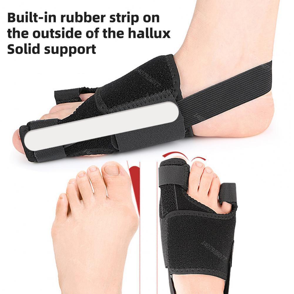 1PCS บรรเทาอาการปวดเท้า Bunion Corrector Bunion Corrector พร้อมสายรัดปรับได้ Bunion Corrector รั้งสํ