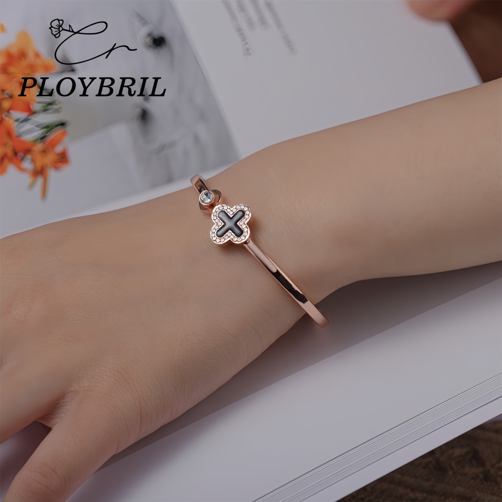 PLOYBRIL กำไลข้อมือดอกไม้ สร้อยข้อมือ เครื่องประดับ แฟชั่น สไตล์เกาหลี S043