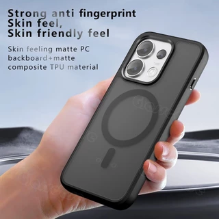 OPPO Reno16 Pro 5GปลอกสําหรับOPPO Reno16 F Pro Reno 16 16F 16Pro + Anti-Scratchโปร่งใสFrostedพร้อมเคสโทรศัพท์แม่เหล็กกันกระแทกป้องกันลายนิ้วมือฮาร์ดปกหลัง