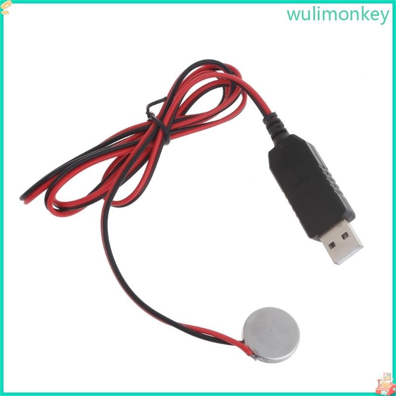 WU USB 5V2A อินพุตสายชาร์จสําหรับ CR2032 3V เอาต์พุตแบตเตอรี่อุปกรณ์ขับเคลื่อน