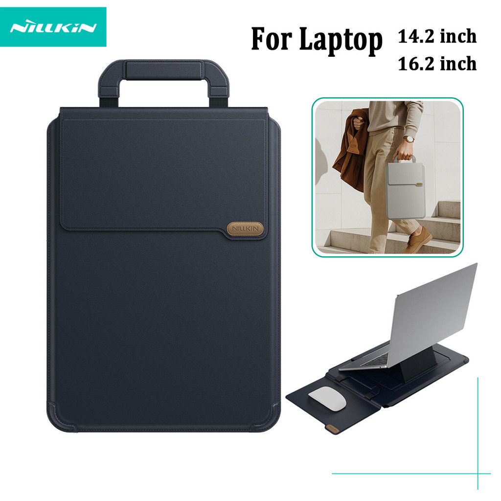 NILLKIN สําหรับ14.2นิ้วแล็ปท็อปยืนกระเป๋ากรณี นิลคิน มัลติฟังก์ชั่กันกระแทกและ ป้องกันคอมพิวเตอร์ปลอกสําหรับ16.2นิ้วแล็ปท็อ
