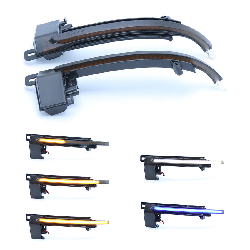 เหมาะสําหรับ Audi A4 A5 B8 Q3 RS4 A3 8P A6 C6 A8 8K กระจกมองหลังวิ่งไฟเลี้ยวน้ํา 4.6