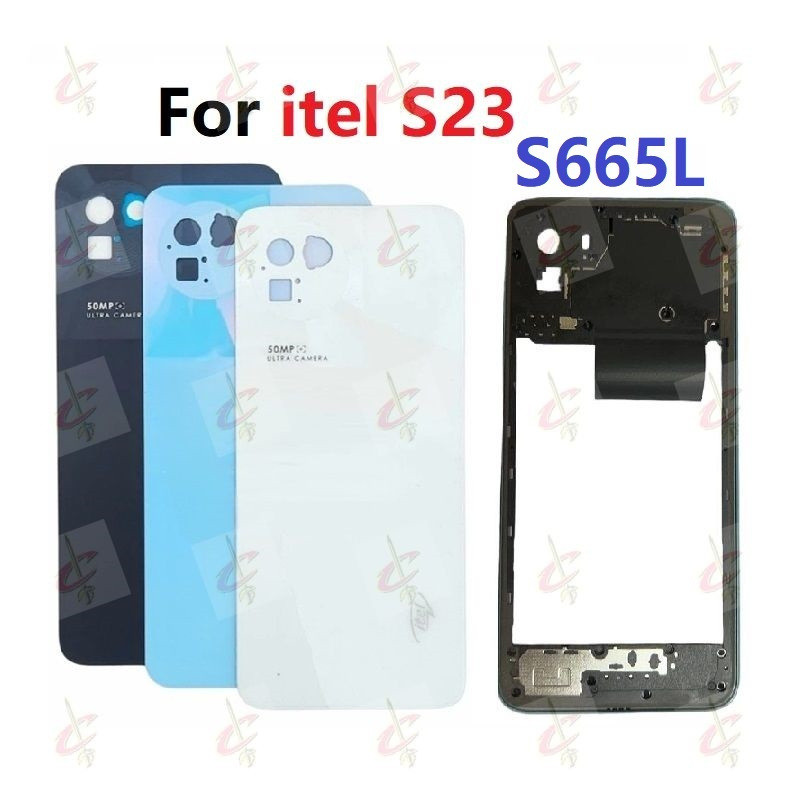 ฝาหลังสําหรับ itel S23 S665L กรอบกลาง