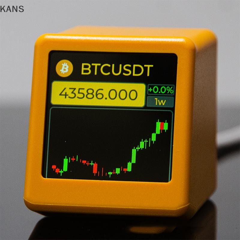 Kans NerdMiner BitCoin Crypto,หุ้น,Futures,อัตราแลกเปลี่ยนสกุลเงิน,ราคา Tracker Ticker,Time Clock We