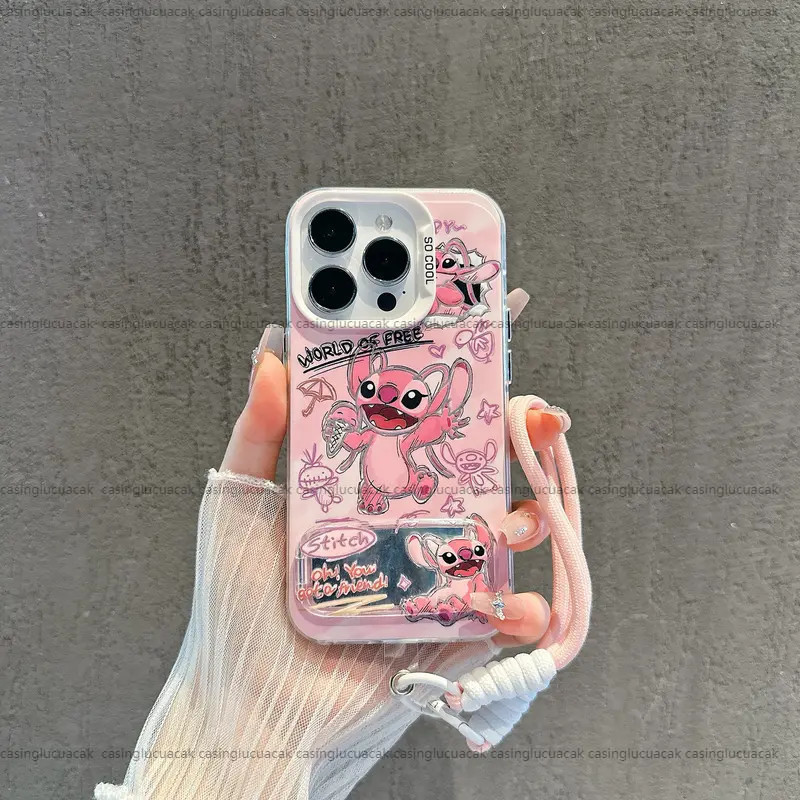 เคส+สร้อยข้อมือ+ผู้สนับสนุน/Stitch REALME 2021 20 7 9 c55 c20ac21yc25yc30c30c33c35 9pro+ 20pro c53 1