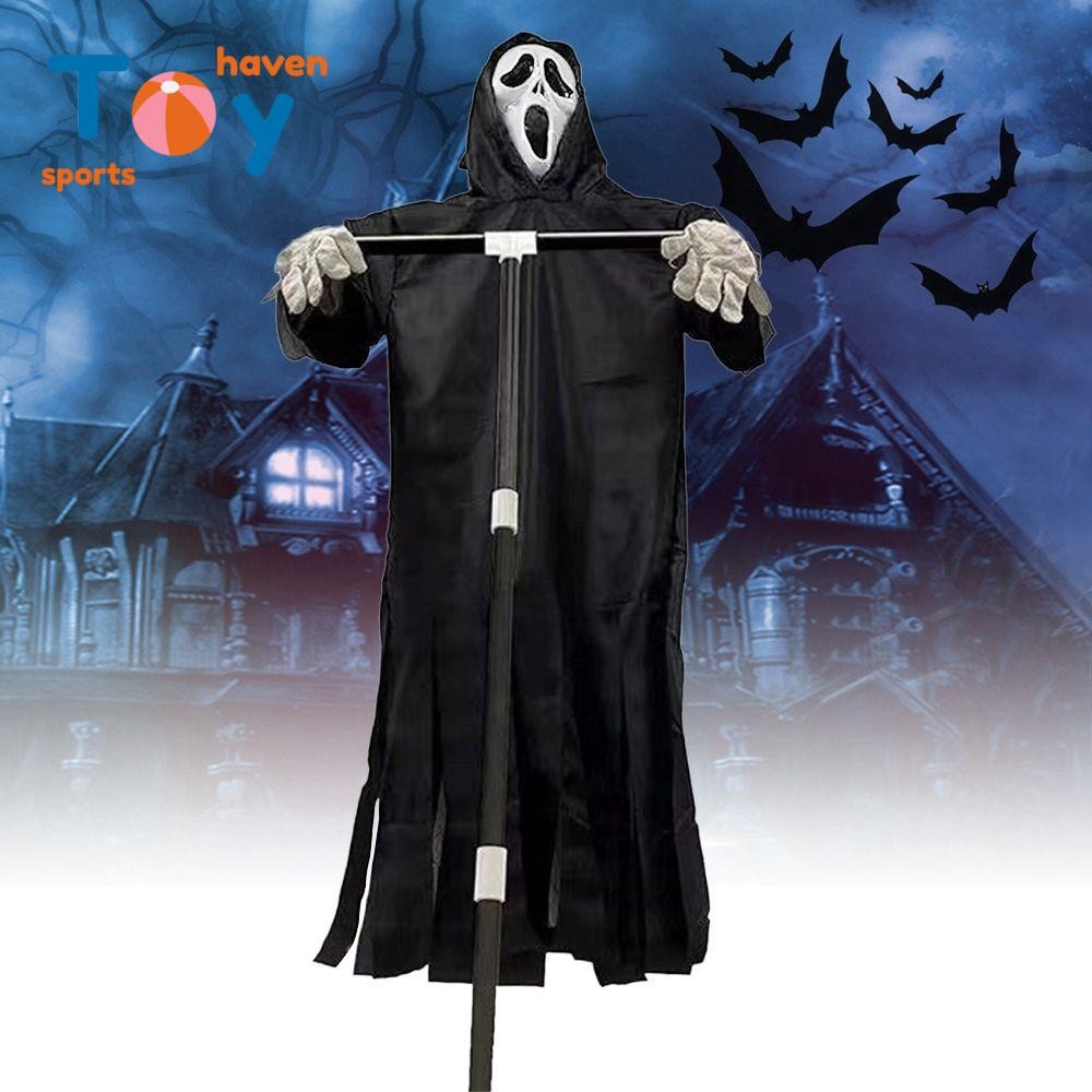 SPORTSHAVEN หุ่นไล่กา Frightening Ghostface Garden Yard Spectre