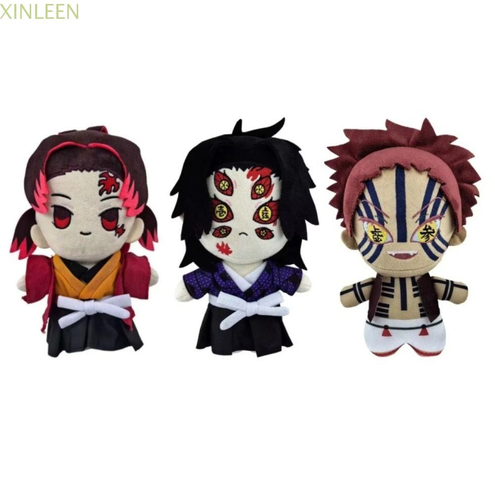 XINLEEN Demon Slayer Plush, อะนิเมะอุปกรณ์ต่อพ่วงการ์ตูนตุ๊กตา Tsugikuni Yoriichi, สําหรับแฟนน่ารักน