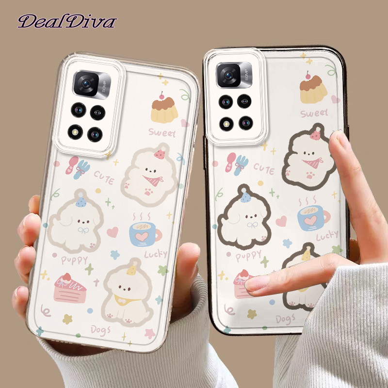 เคสโทรศัพท์ขนมลูกสุนัขเหมาะสําหรับRedmiหมายเหตุ10 12 13C 13 9C 10A 9C 9 9A 13 8 A3 11 11s 14 10C A1 