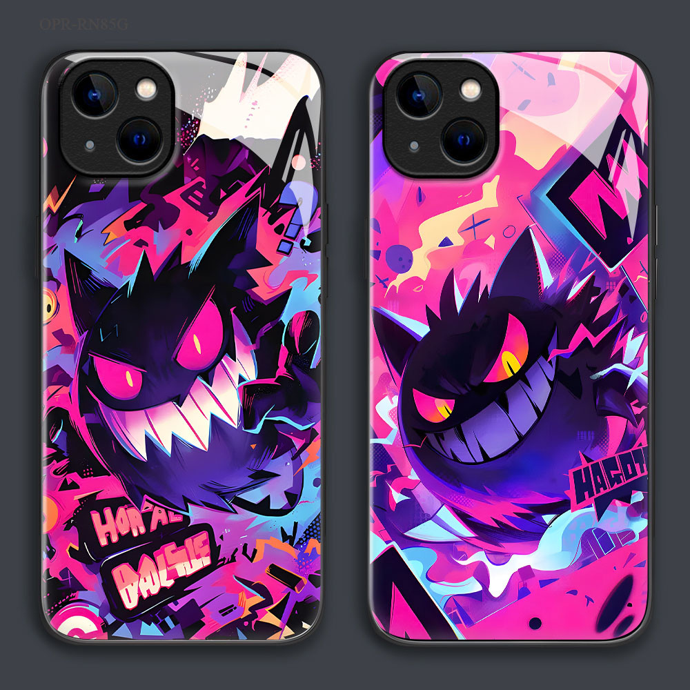 OPPO Reno 8 8Z 7 7Z 6Z 6 5 4 2F F11 F9 F7 F5 Pro Youth 4G 5G เคสออปโป้ Hat Boy Glass Case BL