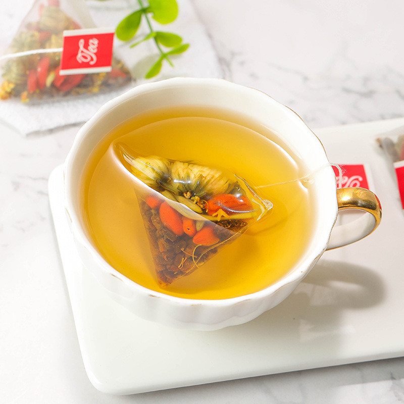 Chrysanthemum Cassia Seed Tea ถุงชาอิสระ Wolfberry Burdock Root Honeysuckle Osmanthus Tea Stay Up La