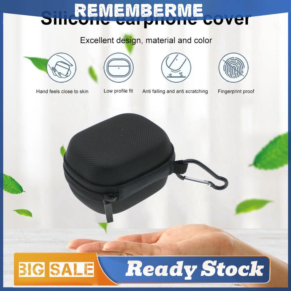 กระเป๋าเก็บแบบพกพา EVA พร้อมหูฟัง Carabiner กระเป๋าเดินทาง Anti-Fall กระเป๋าซิปขนาดเล็กสําหรับ Beats