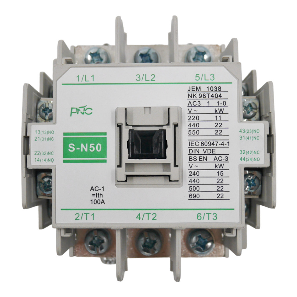 พร้อมส่งPNC S-N50 ขนาด 24vac 220vac 380vac 20A MAGNETIC CONTACTOR