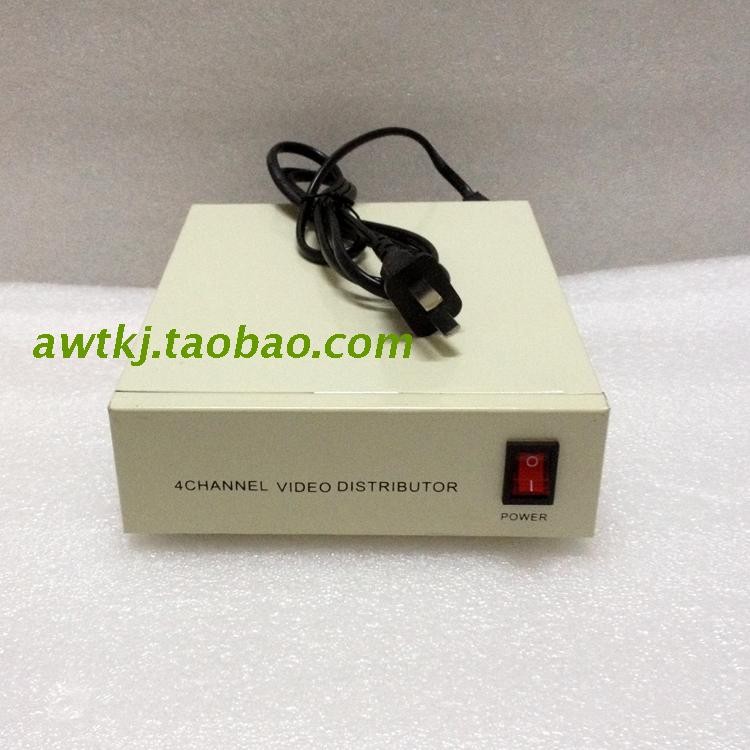 1 in 4 Out Video Splitter One Point Four Video Splitter การตรวจสอบสัญญาณ Splitter ขายตรงจากโรงงานข้อ
